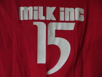 T-SHIRT MILK INC ** 15 ** OFFICIAL MERCHANDISING - MEDIUM, Verzenden, Zo goed als nieuw, Kleding