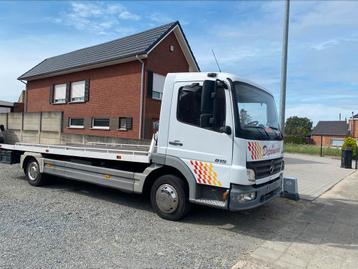 Mercedes atego met afschuif plateau beschikbaar voor biedingen