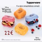 Tupperware set eco snackdozen small Winnie the Pooh, Nieuw, Ophalen of Verzenden