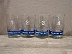 Martini Racing glazen set 1-4 – collectors item, Ophalen of Verzenden, Zo goed als nieuw