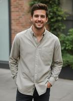 Chemise L.O.G.G. beige - Taille XL, Tour de cou 43/44 (XL), Enlèvement ou Envoi, Beige, Porté