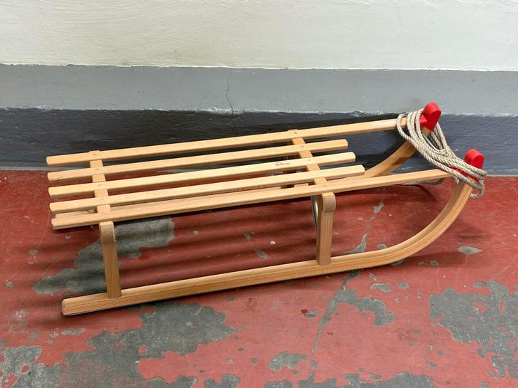 Houten slee Nieuwstaat, Enfants & Bébés, Jouets | Extérieur | Traîneaux, Neuf, Bois, Enlèvement