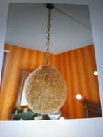 Vintage - Suspension boule en corde - diamètre 30 cm, Maison & Meubles, Lampes | Suspensions, Enlèvement ou Envoi, Comme neuf
