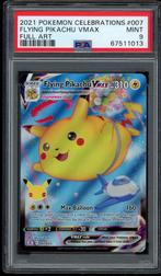 Flying Pikachu VMAX PSA 9 - 7/25 Sword & Shield Celebrations, Comme neuf, Cartes en vrac, Envoi