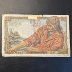 Frankrijk - 20 Francs 1943 - P 100 -Beschadigd !  - 575, Postzegels en Munten, Ophalen of Verzenden, Frankrijk, Los biljet