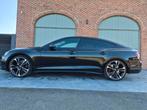 Audi A5 S line S Tronic 2.0 essence 150ch, Automaat, Leder en Stof, Zwart, Berline