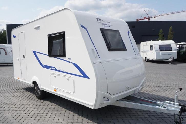 Nieuwe 4pers.Caravelair met treinzit, 2p bed, MTM 1300kg, Caravans en Kamperen, Caravans, Bedrijf, tot en met 4, Treinzit, Caravelair