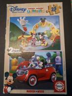 2 Puzzels Disney (hout), Enlèvement ou Envoi, 10 à 50 pièces, Utilisé, En bois