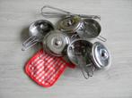 setje potten en pannen speelgoed, Ophalen, Gebruikt, Overige materialen, Speelkeuken-accessoire