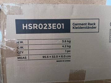 Kledingrek still in box beschikbaar voor biedingen