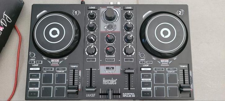 DJUCED HERCULES Impulse 200 — DJ-controller — Zo goed als ni, Muziek en Instrumenten, Dj-sets en Draaitafels, Zo goed als nieuw