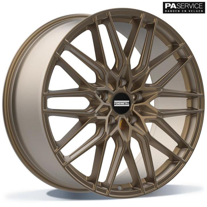 Nw 22 inch Matt Braun Fondmetal breedset voor Porsche Cayenn, Auto-onderdelen, Banden en Velgen, Banden en Velgen, Overige maten