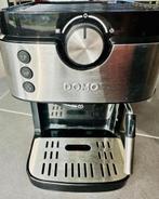 Domo espressomachine met stoompijpje, Elektronische apparatuur, Koffiezetapparaten, Espresso apparaat, Gemalen koffie, Zo goed als nieuw