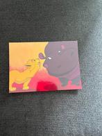Postkaart Disney The Lion King 'Nijlpaard', Plaatje of Poster, Zo goed als nieuw, Leeuwenkoning of Jungle Boek, Verzenden
