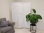 Kamerscherm Paravent Hout Wit 3 panelen, Huis en Inrichting, Verzenden, Nieuw