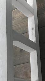 Teak ladder whitewash 1m20 hoog, Huis en Inrichting, Ophalen of Verzenden, Zo goed als nieuw
