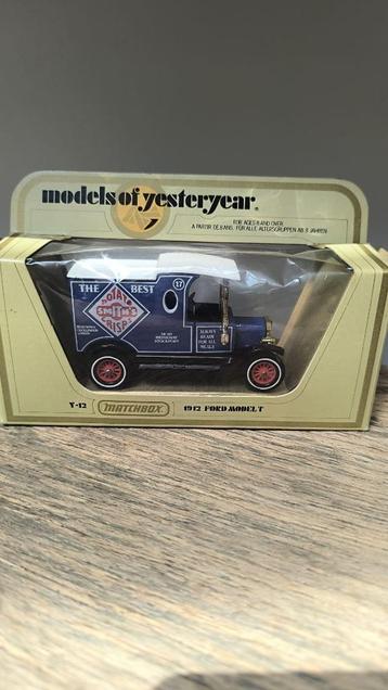 Matchbox Y-12 – 1912 Ford Model T – Smith's Crisps – in orig beschikbaar voor biedingen