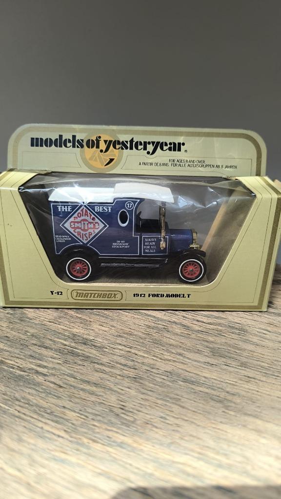 Matchbox Y-12 – 1912 Ford Model T – Smith's Crisps – in orig, Verzamelen, Overige Verzamelen, Nieuw, Ophalen
