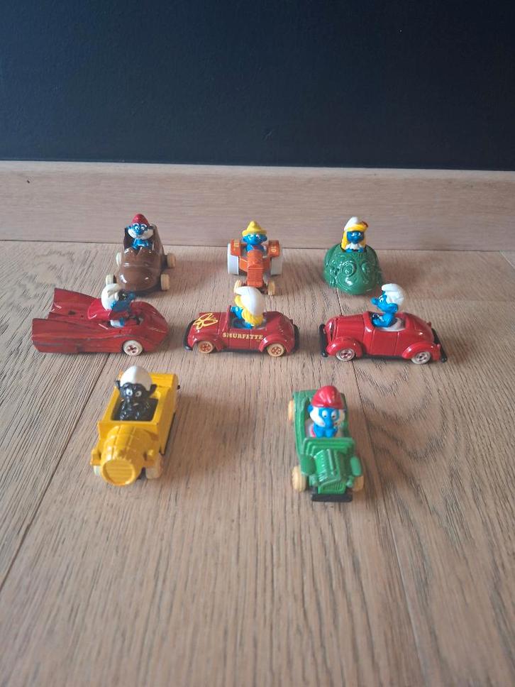 Smurfen metalen auto's (ESCI/ERTL), Collections, Schtroumpfs, Comme neuf, Enlèvement ou Envoi