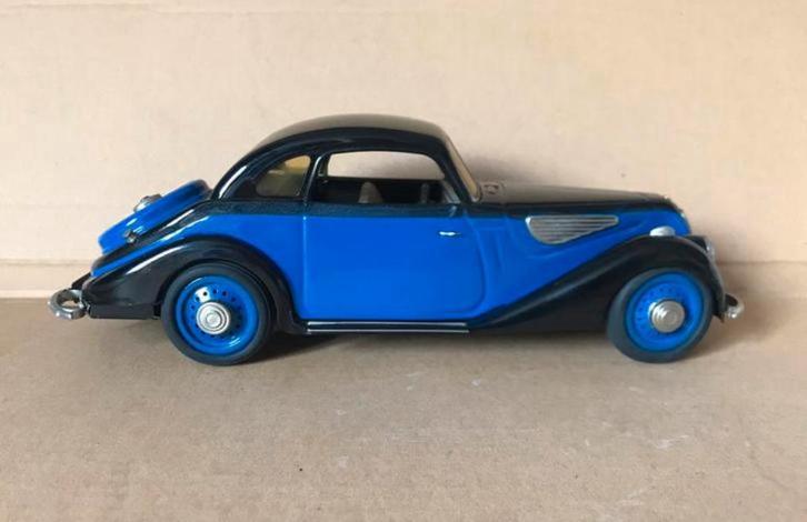 Schuco BMW 327 Coupé donker blauw/zwart 1:18, Verzamelen, Speelgoed, Verzenden