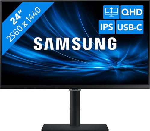 Moniteur Samsung LS24A600UCUXEN 24" USB-C Dock, Computers en Software, Monitoren, Nieuw, 61 t/m 100 Hz, HDMI, USB-C, Gaming, In hoogte verstelbaar