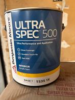 6 Benjamin Moore Ultra Spec 500 Interieur Acryl Flat Basis 1, Minder dan 5 liter, Ophalen, Nieuw, Verf