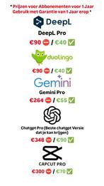 Spotify, Youtube, Chatgpt en MEER GOEDKOOP, Auto's, Particulier, Te koop