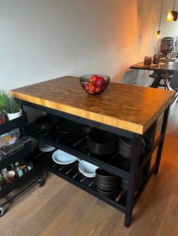 Keukeneiland Vadholma Ikea, Ophalen, Zo goed als nieuw, Zwart
