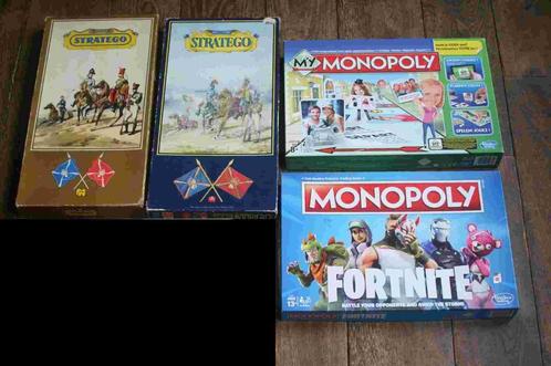 4 x edities monopoly / stratego uit collectie, Hobby en Vrije tijd, Gezelschapsspellen | Bordspellen, Zo goed als nieuw, Ophalen of Verzenden