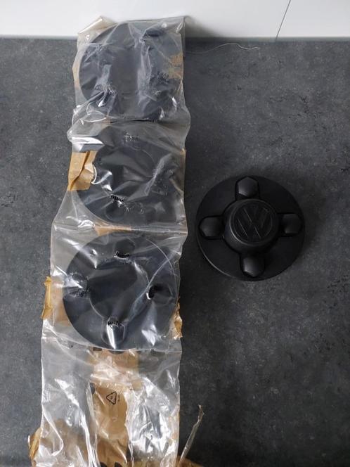 NOS Set VW Golf Caddy Jetta Steel Wheel Centre Caps, Auto-onderdelen, Banden en Velgen, Nieuw, Verzenden