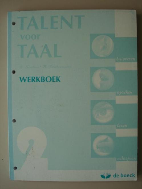 10. Talent voor Taal 2 Werkboek Staelens Descheemaeker 2002, Boeken, Schoolboeken, Zo goed als nieuw, Nederlands, ASO, Verzenden