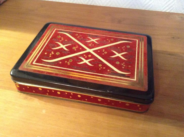 Vintage Koekenblik, blik uit de jaren 50, Verzamelen, Blikken, Gebruikt, Ophalen of Verzenden