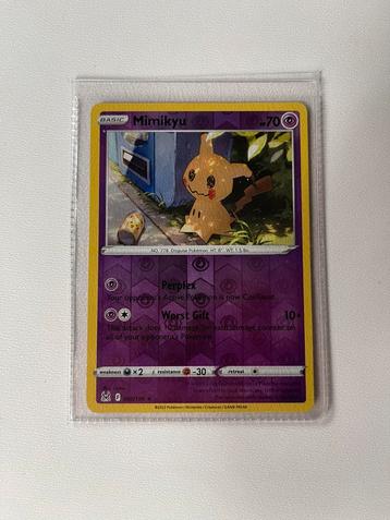 Mimikyu 080/196 Swsh11: Lost Origin Reverse Holo Mint 10 beschikbaar voor biedingen