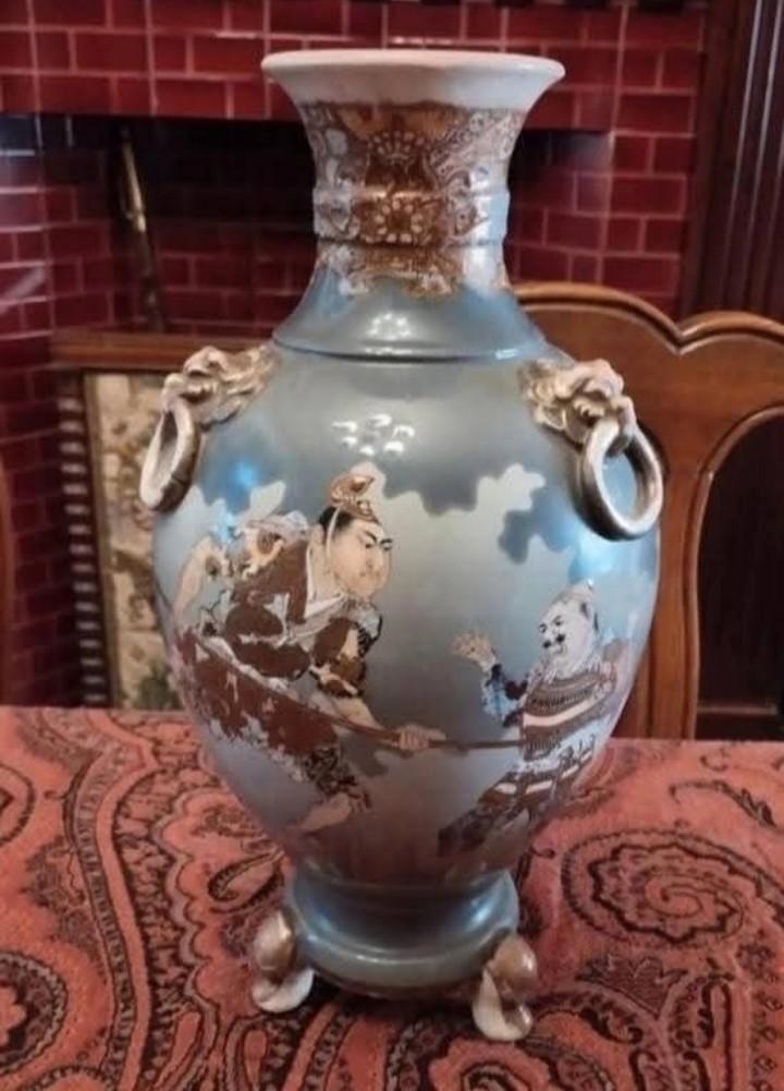 Japanse Satsuma vaas., Antiek en Kunst, Antiek | Vazen, Ophalen of Verzenden