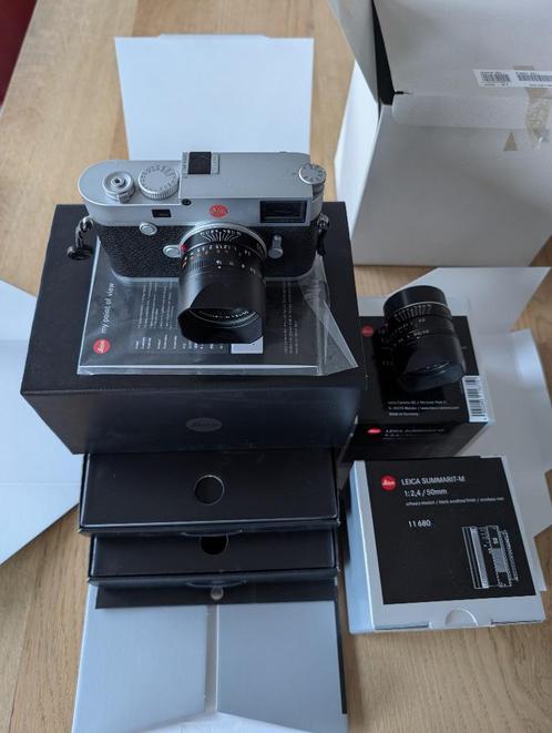Leica M10 + Summarit 50mm & 35mm f2.4, Audio, Tv en Foto, Fotocamera's Digitaal, Gebruikt, Compact, Overige Merken, Geen optische zoom