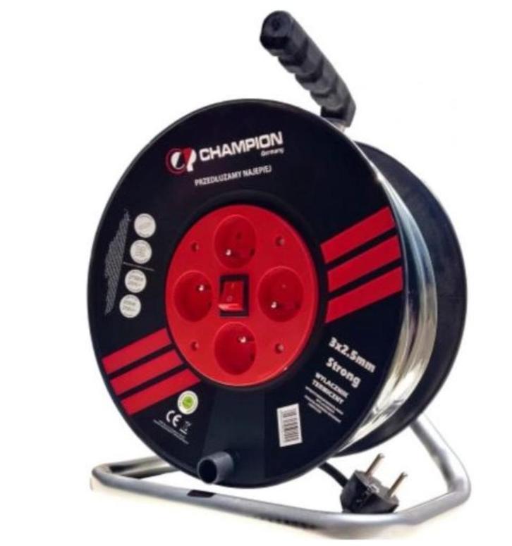 Champion Kabelhaspel -  25 meter - 3x2,5mm. Nieuw!!, Doe-het-zelf en Bouw, Elektriciteit en Kabels, Nieuw, Overige typen, Ophalen of Verzenden