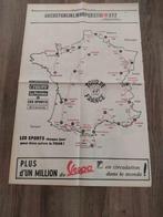 Cyclisme 7 Cartes Etapes Tour de France 1957 à 1978, Enlèvement, Utilisé