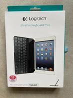 Logitech Ultrathin Keyboard voor iPad Mini - Zwart, Logitech, Ophalen of Verzenden, Zo goed als nieuw, Draadloos