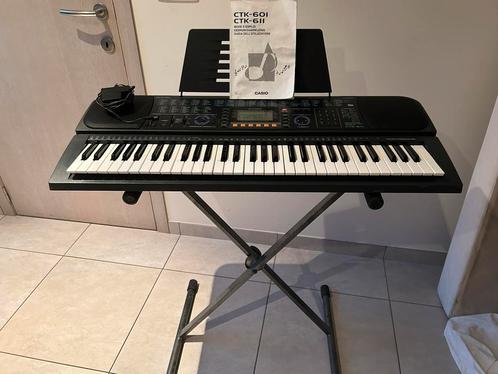 Vintage Casio CTK-611 synthesizer, Audio, Tv en Foto, Overige Audio, Tv en Foto, Zo goed als nieuw, Ophalen