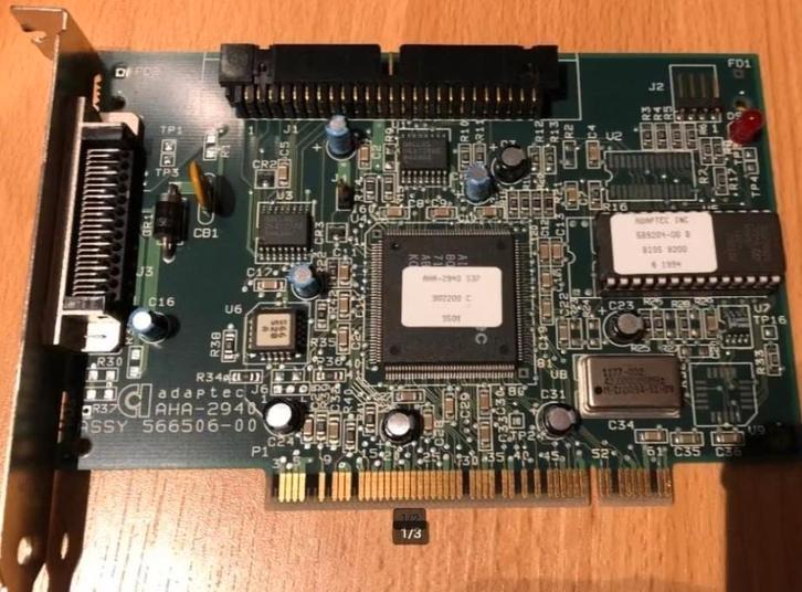 Adaptec AHA-2940/2940U Ultra Scsi controller PCI, Computers en Software, Harde schijven, Nieuw, Desktop, Intern, SCSI, Ophalen