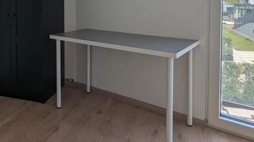 Petit bureau IKEA Linnmon 100x60cm, Enlèvement ou Envoi, Réglable en hauteur, Comme neuf