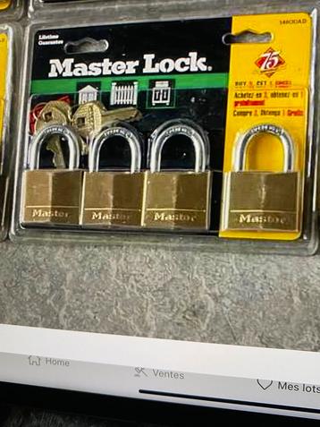 Cadenas Master Lock neuf sous blister (grand)