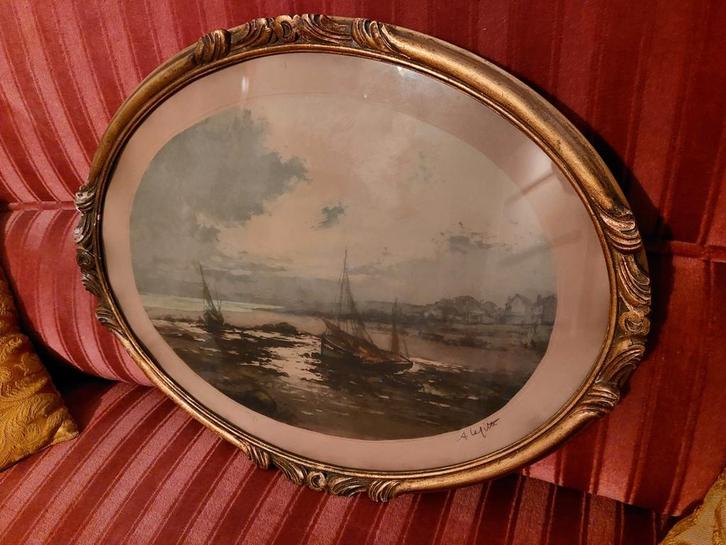 Litho van Alphonse Lafitte, Antiek en Kunst, Kunst | Litho's en Zeefdrukken, Ophalen of Verzenden