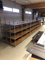 Opbergrekken metaal met houten leggers, Ophalen, Gebruikt
