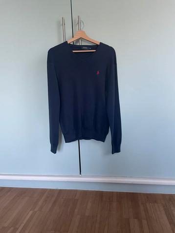 Marineblauwe trui sweater van ralph lauren(M) beschikbaar voor biedingen