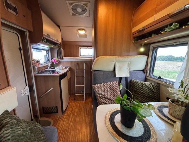 Compacte Fiat Ducato mobilhome 4 personen met maar 47.000 km, Caravans en Kamperen, Mobilhomes, Particulier, tot en met 4, Alkoof