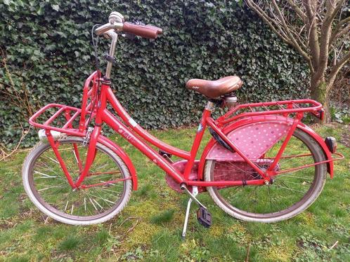 Toffe retro meisjesfiets - vintage look fiets Lief omafiets, Fietsen en Brommers, Fietsen | Meisjes, Gebruikt, 24 inch, Handrem