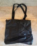 Zwarte lederen shopper Bear Design, Ophalen of Verzenden, Zwart, Shopper