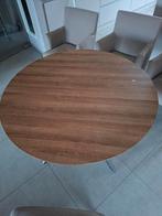 Ronde eettafel eiklook, Ophalen, Gebruikt, Rond, Vier personen