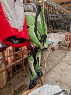 Richard motorpak broek en jas . Groen met veiligheid stukken, Motoren, Kleding | Motorkleding, Ophalen